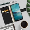 Pikkukuva 3 / 4: Nokia 3.4 - AVIZAR - Lompakkofonktiotuki - Musta Svart
