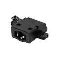 Miniatyrbillede 2 af 4: Jack Stik Connector 3.5mm - AVIZAR - Galaxy A3 2017 - Kompatibel - Forbindelsesskabel - Sort Svart