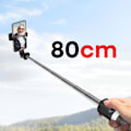 Miniatyrbillede 4 af 5: Integreret Bluetooth Selfie Stick Udtrækkelig 80 cm XO Sort