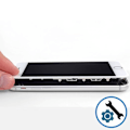 Miniatyrbillede 3 af 4: Apple iPhone 8 LCD-skærm Komplet Touch Block kompatibel - Hvid Hvid