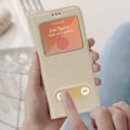 Pikkukuva 3 / 5: Samsung Galaxy A13 4G -kotelo - AVIZAR - Kaksoisikkuna - Keltainen - Jäykkä - Aikuinen gyllene