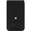 Miniatyrbild 1 av 4: Smartphone Bälte Fodral - AVIZAR - Multipocket - Svart - Magnetisk - Halvstyv Svart