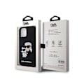 Miniatyrbillede 6 af 6: 3D Cover Karl og Choupette til iPhone 12/12 Pro Elegant Beskyttelse Karl Lagerfeld Sort Svart