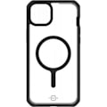 Pikkukuva 1 / 4: Coque vahvistettu - Itskins - iPhone 15 - Musta läpinäkyvä - MagSafe - 3m pudotuskestävä Svart