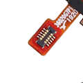 Pikkukuva 4 / 4: Nappe Flash varten Xiaomi Redmi Note 8 Pro Varaosa Musta Svart