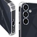 Pikkukuva 3 / 5: Iskunkestävä kotelo Samsung Galaxy A35:lle vahvistetut kulmat Mayaxess Mayaxess läpinäkyvä Transparent