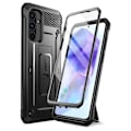 Pikkukuva 1 / 5: Kestävä Täyskotelo Samsung Galaxy A55:lle Iskunkestävä Takana Tukijalalla Supcase Musta Svart
