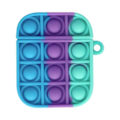 Miniatyrbillede 2 af 4: Airpods etui - AVIZAR - Bubble Pop - Silikone - Flerfarvet - 2 dele Flerfärgad