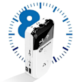 Miniatyrbillede 4 af 5: Bluetooth Lydforstærker - GEEMARC - IBT10 - Batterilevetid 8 timer - Magnetisk halsbånd - 30dB Vit