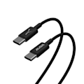 Miniatyrbild 1 av 5: Kabel USB-C till USB-C 60W Laddningssynkronisering Ecodesign 1m Akashi Svart