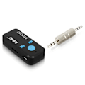 Pikkukuva 2 / 4: Bluetooth Audio Vastaanotin - LinQ - 3.5mm Jack-sovitin - Bluetooth 4.1 - Handsfree - Musta Svart