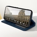 Pikkukuva 3 / 6: Kotelo Xiaomi Poco X6 Pro Wallet Stand Mosaic Pattern Midnight Blueille Blå