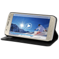 Miniatyrbillede 4 af 4: Galaxy J5 2017 cover Fuld beskyttelse læder folio cover - sort