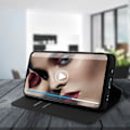 Miniatyrbild 4 av 4: Smartphone skal - AVIZAR - Samsung Galaxy A10 - Eco-läder - Stativfunktion - Svart Svart