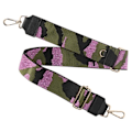 Miniatyrbild 1 av 5: Telefonaccessoar - Axelrem - Glit Camo-mönster - Glittrande kamouflage - Svart - Unisex Svart