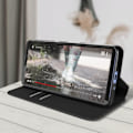 Miniatyrbild 4 av 4: Foliofodral AVIZAR för Sony Xperia 10 III - Svart - Videostödfunktion - Heltäckande skydd Svart