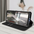 Miniatyrbillede 4 af 4: Étui folio AVIZAR til Sony Xperia 10 III - Sort - Videostøttefunktion - Fuld beskyttelse Svart