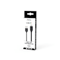 Pikkukuva 4 / 4: Micro-USB - USB-A Kaapeli - Jaym - 1,5m - 2,4A - Lataus ja Synkronointi - Musta