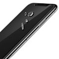 Pikkukuva 3 / 4: Suojakalvo - ForceGlass - iPhone X/XS - Karkaistu lasi - Naarmunkestävä - Elinikäinen takuu Transparent