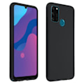 Miniatyrbillede 1 af 4: Beskyttelsescover - AVIZAR - Honor 9A - Semi-hårdt silicium - Soft Touch-finish - Sort Svart