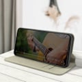 Miniatyrbild 3 av 5: AVIZAR fodral för Xiaomi Mi 9 Lite - Korthållare och videostöd - Gul färg - Halvstyvt skal Gul