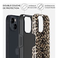 Miniatyrbillede 3 af 4: Coque til iPhone 15 Plus MagSafe Tough Antichocs Model Player Burga Leopard kastanj