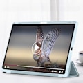Miniatyrbillede 3 af 5: Etui til iPad Air 13 2024 - AVIZAR - Videosupport / Keyboard - Blå - Syntetisk Blå
