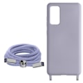 Miniatyrbild 2 av 5: Samsung Galaxy S20 FE Cord Case Halvstyv halsband 80cm Lila Lila