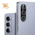 Miniatyrbillede 4 af 4: Hærdet glaskamera kompatibelt med Samsung Galaxy Z Fold 5 sort kamerafilm Svart