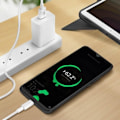 Miniatyrbild 3 av 5: Kabel USB-C Laddning och dataöverföring Intensitet 1A Längd 1,5m Vit