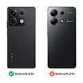 Miniatyrbillede 4 af 6: Etui til Xiaomi Redmi Note 13 5G polykarbonat hævet kamerablok Forcell Transparent Transparent