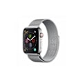 Miniatyrbillede 1 af 2: Armbånd til Apple Watch 42 / 44 / 45 / 49 mm Milanese Mesh Devia Sølv - DEVIA - Rustfrit stål - Blandet Grå