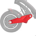 Miniatyrbillede 4 af 4: Forhjul til Trottinette Zero 10X V3 Original Zero Rød