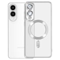 Pikkukuva 2 / 5: Coque MagSafe для Samsung Galaxy S25 Edge Силиконовый Контур Хромированный Серебро Grå