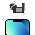 Miniatyrbillede 4 af 4: Intern højttaler - RELIFE - iPhone 13 - Sort - Erstatning for lydproblemer Svart