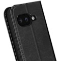 Pikkukuva 3 / 5: Nahkakuori Google Pixel 9a:lle Lompakko ja Video Tukiharja Musta Svart