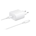Miniatyrbillede 1 af 2: Samsung 45W USB-C opladerpakke med 1,8 m USB-C til USB-C kabel Samsung White Vit