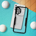 Miniatyrbillede 3 af 4: Helcase - AVIZAR - Samsung Galaxy A32 5G - Stødabsorberende - Plexiglas bagside - Sort kant Svart
