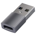 Miniatyrbillede 2 af 5: USB-A til USB-C-adapter Oplad og synkroniser 5 Gbps Compact Satechi Grey