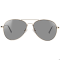 Pikkukuva 2 / 5: Aviator Aurinkolasit CV1684 UV400 Tummennetut Lasi Musta / Kulta Svart