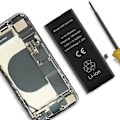 Miniatyrbillede 3 af 4: Intern batteri til iPhone 8 - AVIZAR - A1863-BAT - Kapacitet 1821mAh - Lithium Ion - Sort Svart