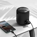Pikkukuva 4 / 5: USB-C - 3,5 mm:n urosliitäntäkaapeli Laadukas äänen spiraalijohto 1 m Puluz Black