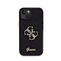 Miniatyrbillede 3 af 6: Telefoncover - Guess - Glitter Script Big 4G - Sort - Stødbeskyttelse - Hårdfør sort