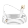 Miniatyrbillede 1 af 5: USB til Lightning Opladning og Hurtig Synkronisering Inkax Hvid Vit
