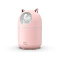 Miniatyrbillede 2 af 3: Natlysbefugter - TECHKIDS - H2O Cat Model - Pink - 300 mL - Ultra støjsvag Rosa