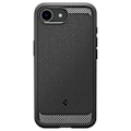 Miniatyrbillede 1 af 5: Coque MagSafe til iPhone 16e Stødabsorberende Forstærket Rugged Armor Mag Spigen SGP Sort Svart