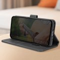 Miniatyrbild 3 av 5: Fodral till Xiaomi Redmi 12 - AVIZAR - Chesterfield - Stativfunktion - Svart Svart