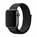 Miniatyrbillede 2 af 2: Armbånd til Apple Watch - DEVIA - Nylon - Sort - Let og åndbart Svart
