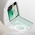 Miniatyrbillede 3 af 5: MagSafe Taske til Samsung Z Flip 6 - AVIZAR - Hard Contour Soft Forstærket Transparent Transparent