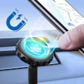 Pikkukuva 4 / 5: Magneettinen autoteline - BLUESTAR - 360° kääntyvä - Liimakiinnitys - Musta kojelauta Svart